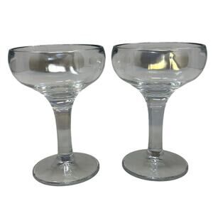 Mother of Pearl Hued Iridescent Champagne Couples Glasses (Set of 2)